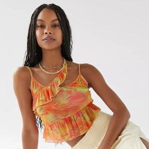 NEW Urban Outfitter UO Asymmetrical Ruffle Cami